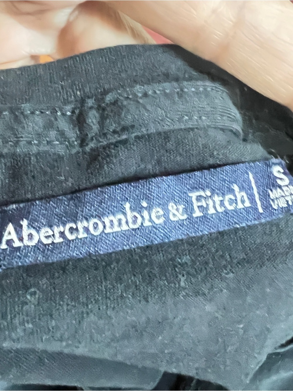 Abercrombie & Fitch Navy and White Striped teenagers/Short Sleeve Tees - Picture 2 of 10